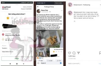 Ngaku Dikasih Makanan Sisa, Wanita Ini Malah Salahkan Driver Ojol. (Instagram/@ifotainment)