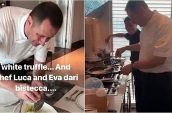Chef masak langsung di rumah Maia Estianty. (Instagram)