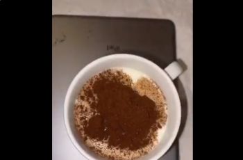 Endingnya Ngeselin, Tutorial Kocak Bikin Latte Art Bentuk Hati. (twitter.com/rlthingy)