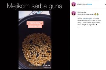 Punya Magic Com Nganggur? Bikin Popcorn Ala Rumahan Yuk!. (instagram.com/kidding.aja)