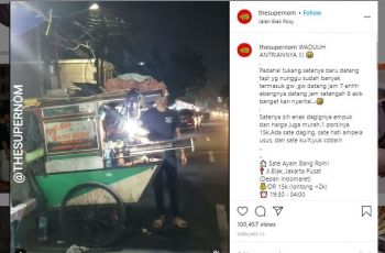 Sate Bang Romi (Instagram @thesupernom)