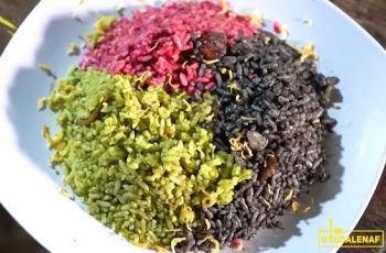 Nasi goreng warna warni Thole Kitchen (YouTube Mgdalenaf)