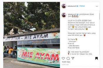 Mi Ayam Talangsari (Instagram @kokobuncit)
