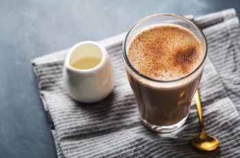 Ilustrasi Goguma Latte (Envato Elements by Valeria_Aksakova)