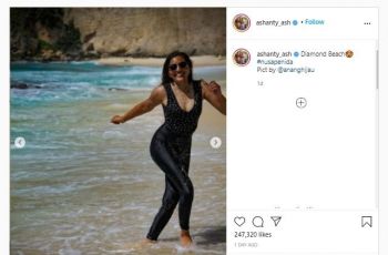 Kulit coklat Ashanty bikin salah fokus warganet (Instagram @ashanty_ash)