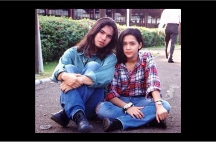 Ahmad Dhani dan Maia dulu. (Instagram/@serba_serbi.djadoel)