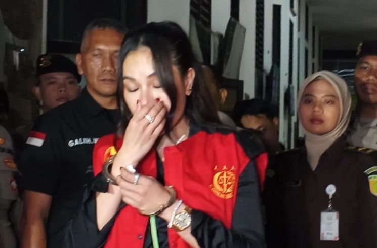 Nikita Mirzani di persidangan. (Dok. Suara.com)