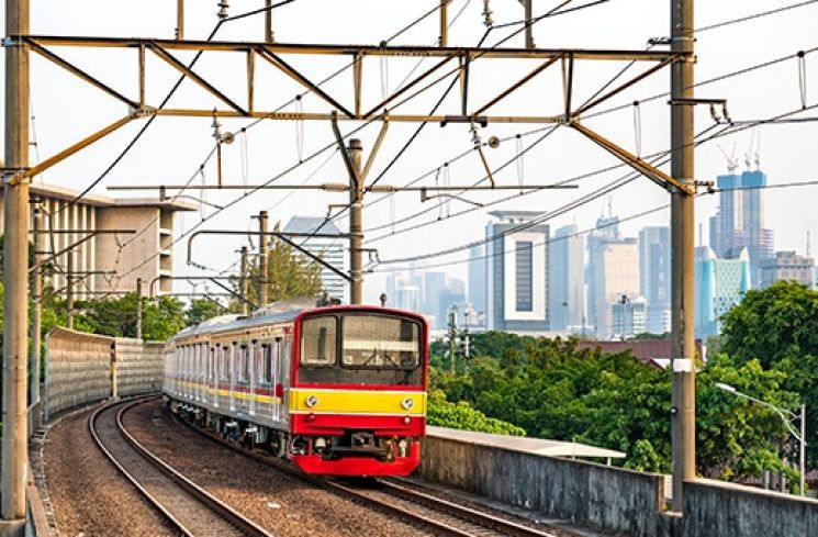 Ilustrasi KRL di Jabodetabek. (linkaja.id)