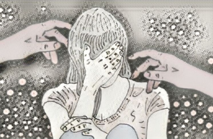 Ilustrasi kekerasan seksual, pelecehan seksual. (Dok. Suara.com)