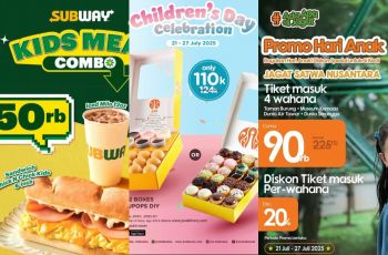 8 Promo Seru Hari Anak Nasional: Diskon Wahana, Makanan dan Aktivitas Asyik Buat Si Kecil!