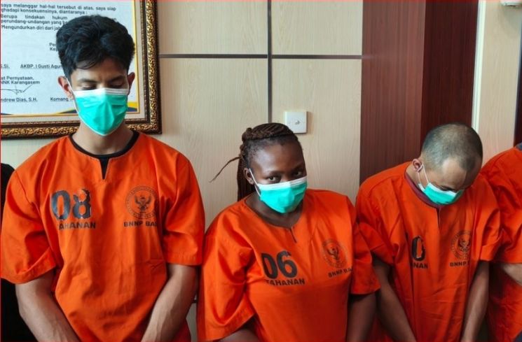 WNA kurir narkotika ditangkap di Bali. (Dok. Suara.com)