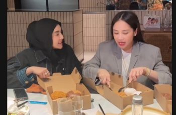 Nagita Slavina Cicipi Donat Pinkan Mambo Rp 2 Juta: 'Minyak Banget Loh, Kayak Odading!'