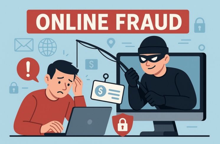 Ilustrasi penipuan online. (Dok. Suara.com/AI)