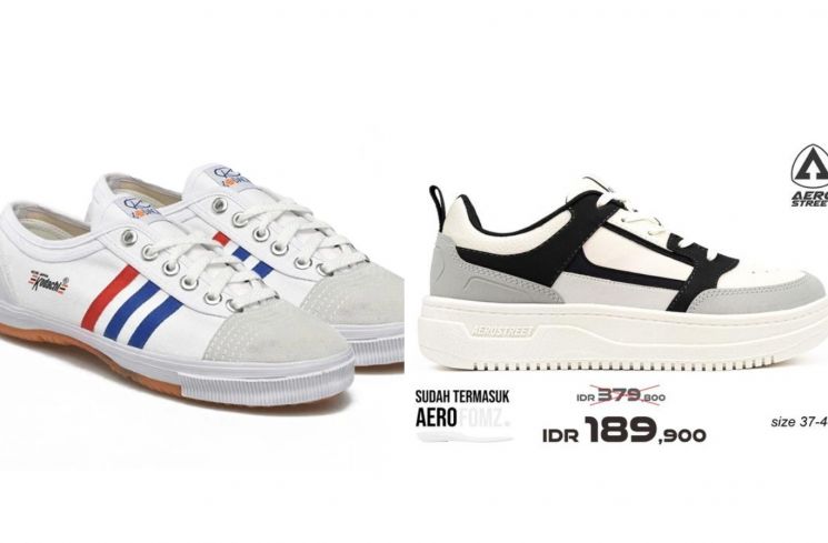Sepatu lokal keren di bawah Rp 300 Ribu. (Dok. Kolase/Tokopedia/Shopee)