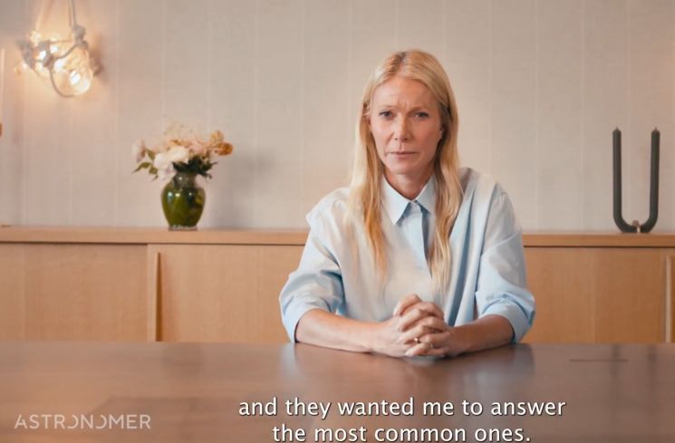 Gwyneth Paltrow mantan istri vokalis Coldplay, Chris Martin, jadi juru bicara sementara Astronomer. Perusahaan ini viral karena CEO Andy Byron selingkuh di konser Coldplay dan tertangkap kamera. (Tangkap Layar/X)