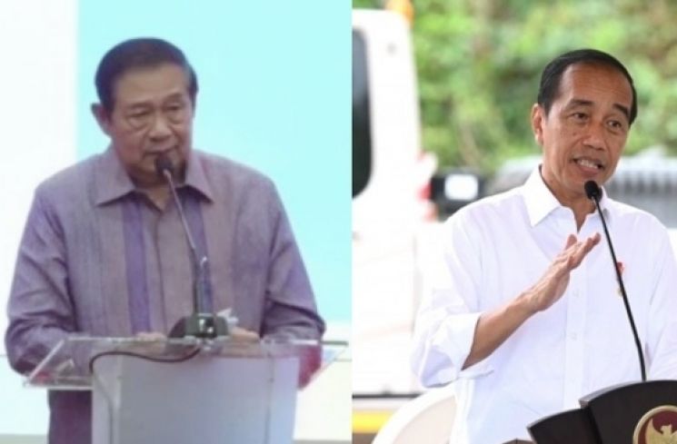 Kolase SBY dan Jokowi. (Dok. Suara.com)