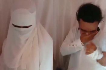 Hampir Aja Jadi Pengantin! Pria Bercadar Nyamar Jadi Mempelai Wanita Kini Diangkut Polisi