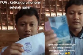 Viral Gaji Guru Honorer Cuma 300 Ribu Sebulan, Netizen: DPR Kerjanya Tidur Malah Naik Gaji